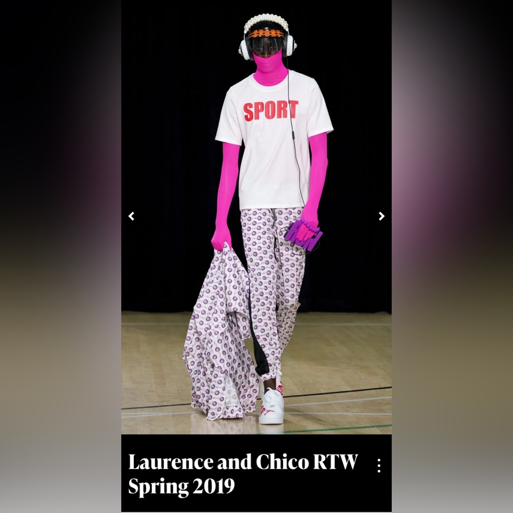 Laurence & Chico Spring 2019 NYFW NY Fashion Week Runway Jacket Purple Bounce - Picture 8 of 9